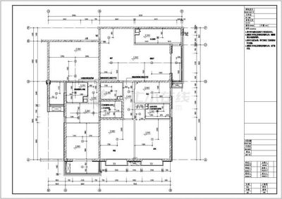 某湖畔家园住宅小区室内装修设计施工图