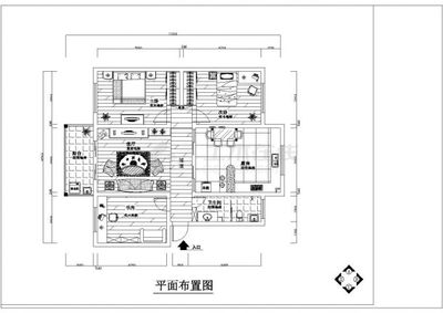 某室内装修设计施工CAD图